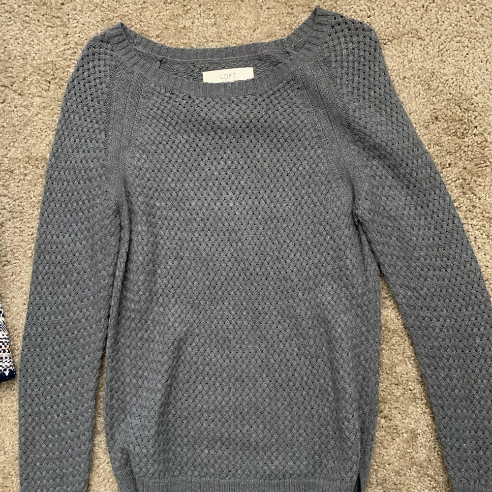 LOFT woven sweater